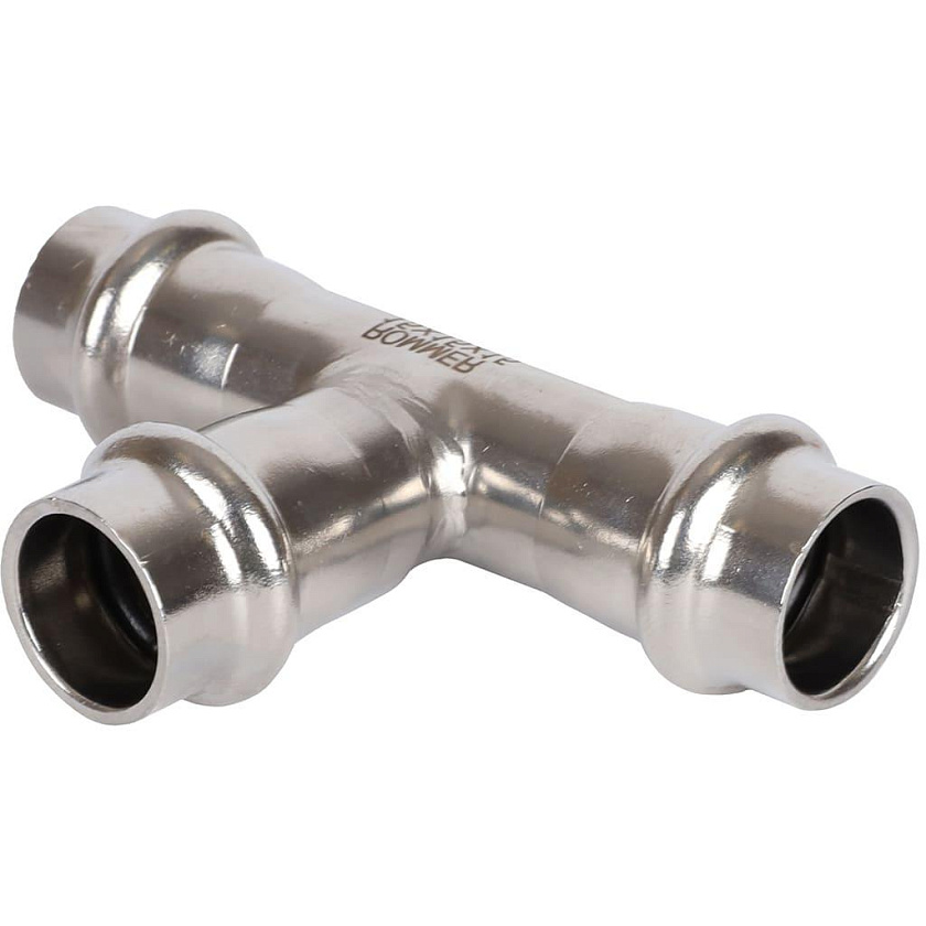 Тройник 35° ВПр из нержавеющей стали прессовой Rommer 