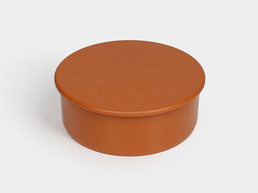 Заглушка канализационная 160 оранжевая Контур 