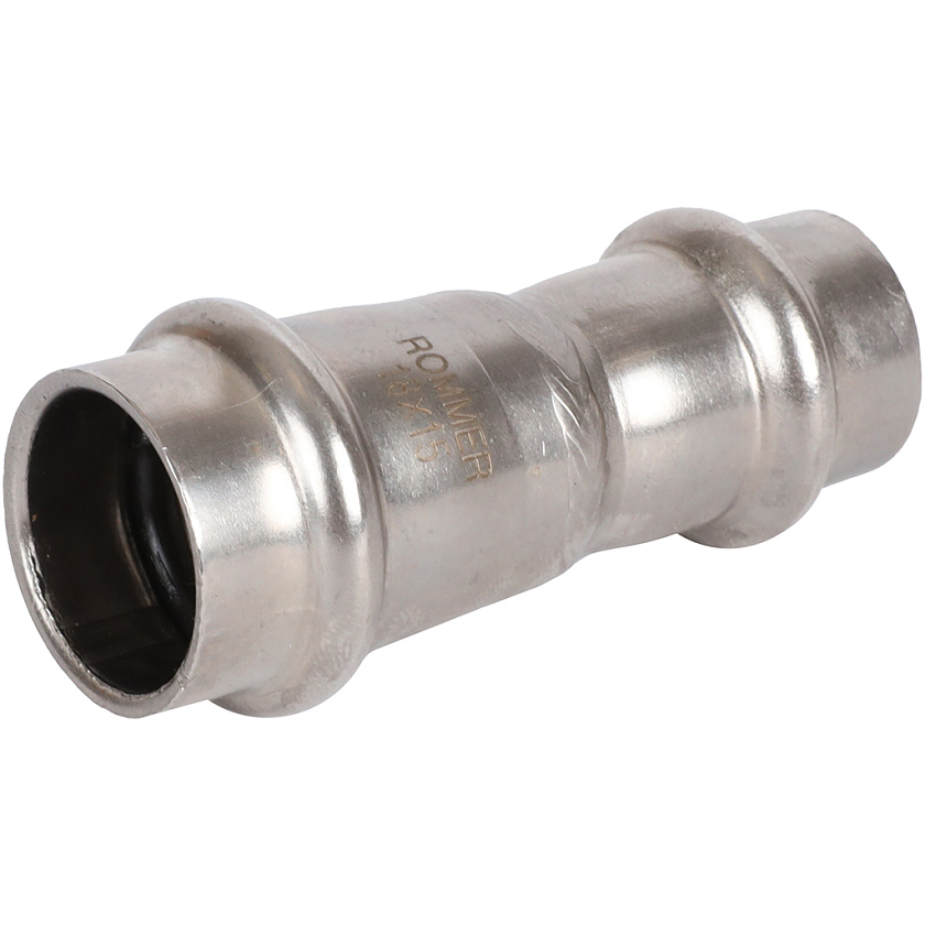 Муфта 35х28 ВПр из нержавеющей стали прессовой Rommer 