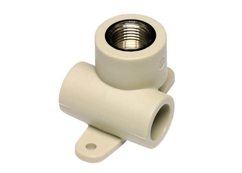 Тройник 25х1/2" ВР с креплением Wavin Ekoplastik 