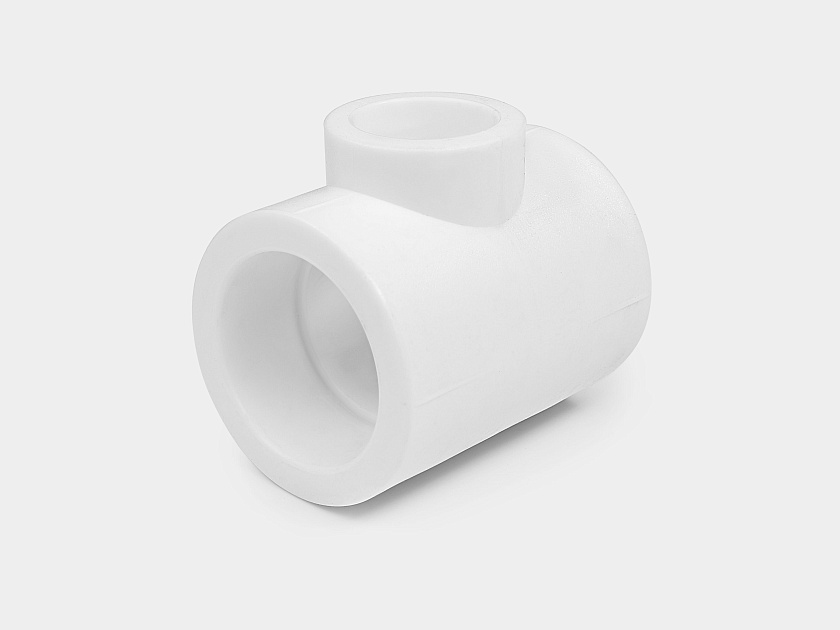 Тройник 50/32/50 ППР белый Контур