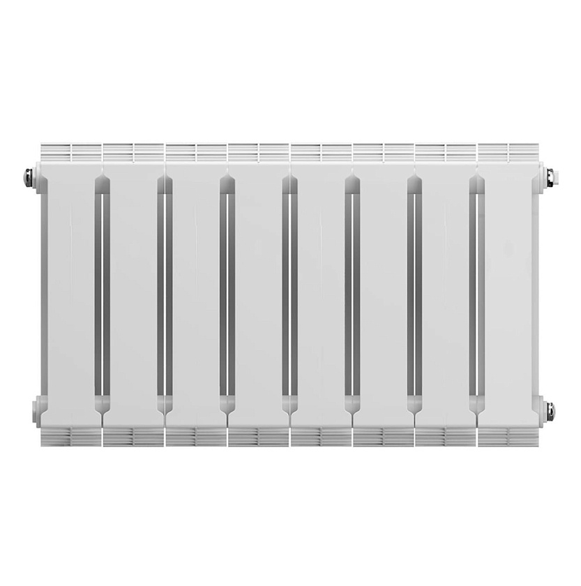 Радиатор биметаллический PIANOFORTE 300/8 секций белый ROYAL THERMO