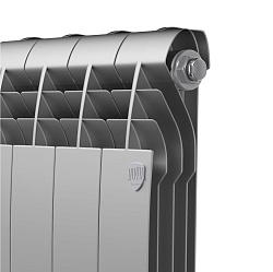 Радиатор биметаллический BiLiner 500/12 секций серебро ROYAL THERMO
